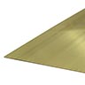 Mässing Plåt CW508L ½ Hård Polerad Folie