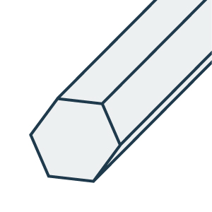 Free Cutting Steel Hexagon 11SMnPb30+C